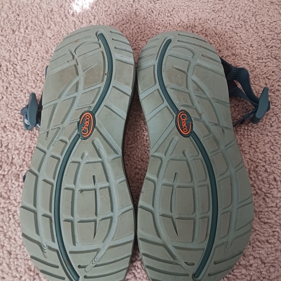 Chaco Z1 Classic Trellis Teal Black Athletic Sandals Shoes Women's - Picture 6 of 10